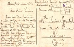 CPA Je t'enseignerai le chemin dans lequel tu dois marcher et je te guiderai de mon oeil 