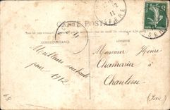 CPA Bonne Annee Femme