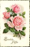 CPA Bonne Fete Fleurs