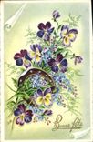 CPA Bonne Fete Fleurs