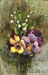 CPA Bonne Fete Fleurs