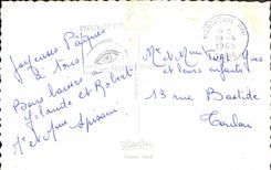 CPA Joyeuses Paques Poussins Moulin a vent