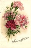 CPA Bonne Fete fleurs