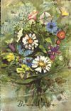 CPA Bonne Fete Fleurs