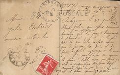 CPA Enfants tresor beni que le ciel nous envoie Femme