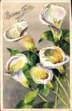 CPA Bonne Fete Fleurs
