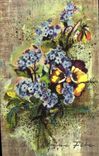 CPA Bonne Fete Fleurs