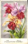 CPA Bonne Fete Fleurs