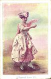 CPA L'Eventail Louis XV 