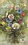 CPA Bonne Fete Fleurs