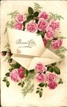 CPA Bonne Fete Fleurs