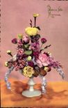 CPA Bonne Fete Maman Fleurs