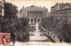 CPA Marseille Place de la Bourse 