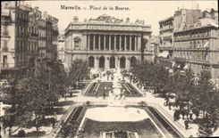 CPA Marseille Place de la Bourse 