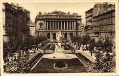 CPA Marseille B du R La Place de la Bourse 