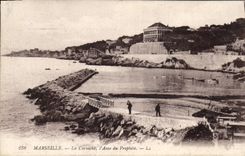 CPA Marseille La Corniche l'Anse du Prophete 