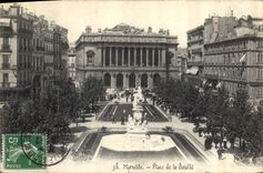 CPA Marseille Place de la Bourse 