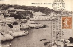 CPA Marseille Panorama de la Corniche 
