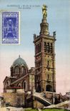 CPA Marseille ND de la Garde Tour byzantine 