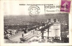 CPA Marseille Passerelle des Ascenseurs de ND de la Garde 