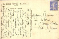 CPA Marseille Un Coin du Vieux Port 