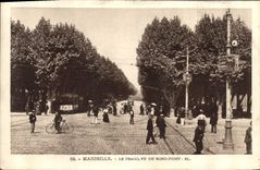CPA Marseille Le Prado vu du Rond Point 
