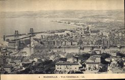 CPA Marseille Vue Generale 