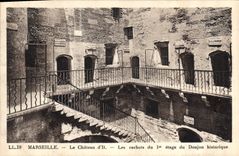 CPA Marseille Le Chateau d'If Les Cachots du 1er historique etage du Donjon 