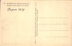 CPA Marseille Bouches du Rhone Basilique Notre Dame de la Garde 