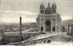 CPA Marseille La Cathedrale et la Joliette 