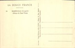 CPA Marseille Bouches du Rhone Abbaye de Saint Victor 