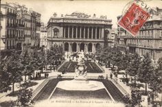 CPA Marseille La Bourse et le Square 