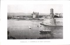 CPA Marseille Cathedrale et Fort Saint Jean 