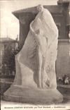 CPA Monument Edmond Rostand par Paul Gondard Marseille 