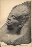 CPA Tete de Heros pierre par Paul Gondard Statuaire 