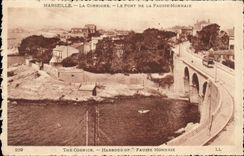 CPA Marseille La Corniche le Pont de la Fausse Monnaie 