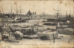 CPA Marseille Place d'Afrique et Bassin de la Joliette 