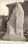 CPA Monument Edmond Rostand par Paul Gondard Marseille 