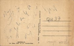 CPA Marseille Le Vieux Port et le Transbordeur 