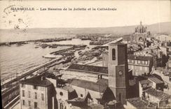 CPA Marseille Les Bassins de la Joliette et la Cathedrale 