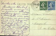 CPA Marseille Place Castellane Fontaine Cantini