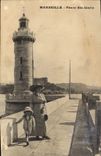 CPA Marseille Phare Ste Marie 