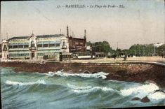 CPA Marseille La Plage du Prado 
