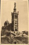 CPA Marseille Bouches du Rhone Basilique Notre Dame de la Garde 