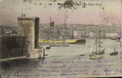 CPA Marseille Entree du Vieux Port 