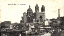CPA Marseille La Cathedrale 
