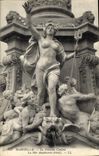 CPA Marseille La Fontaine Cantini la mer Amphitrite detail 