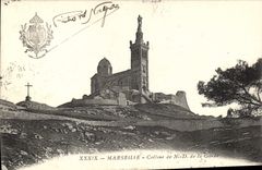 CPA Marseille Colline de Notre Dame de la Garde 