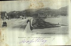 CPA Marseille La Plague vue du Cote Droit 