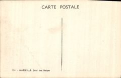 CPA Marseille Quai des Belges 